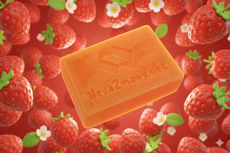 Vitamin E soap Strawberry fragrance