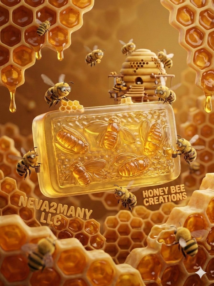 Raw Amber Honey &amp; Almond Handcrafted Soap