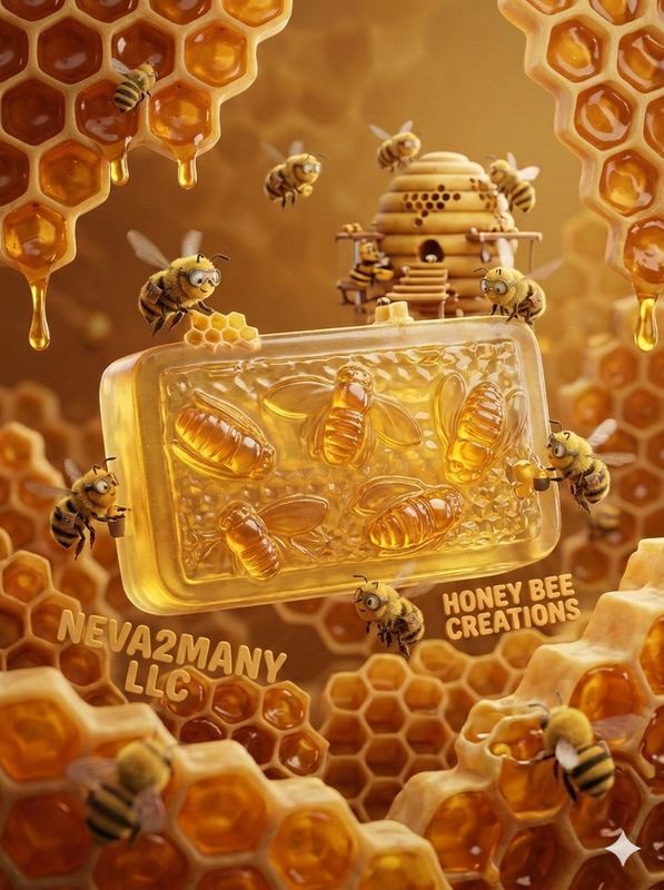 Raw Amber Honey &amp; Almond Handcrafted Soap