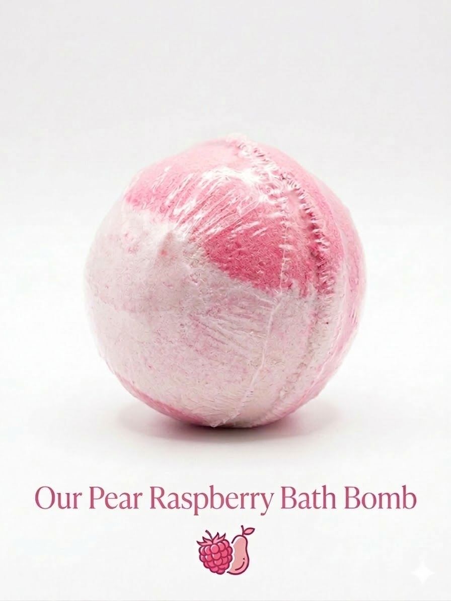 Pear Raspberry Bath bombs