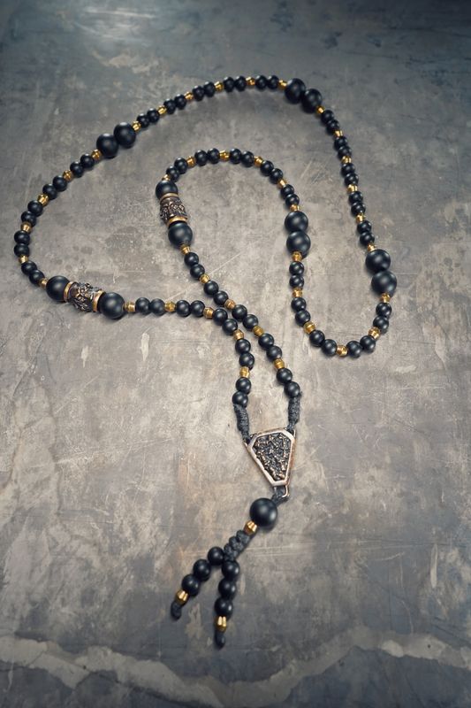 Rosary Black and Bronze