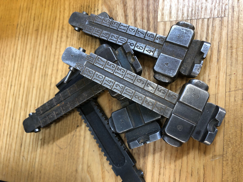 Rear Sight Assembly Rifle Chilean 1912
