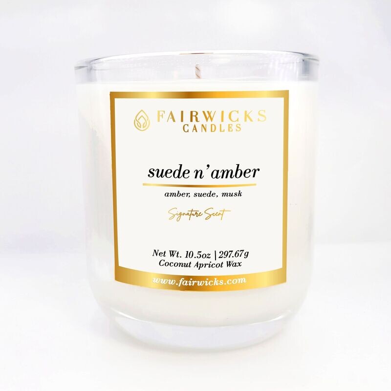 Suede n' Amber Candle