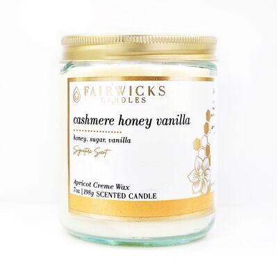 Cashmere Honey Vanilla Jar Candle