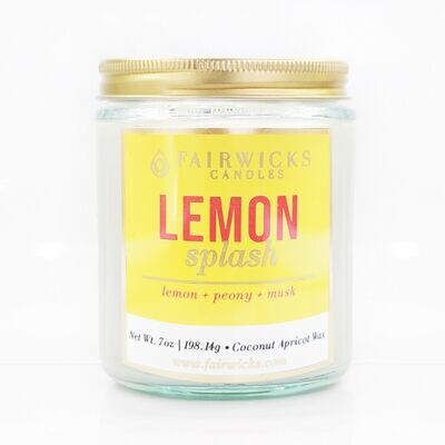 Lemon Splash Jar Candle