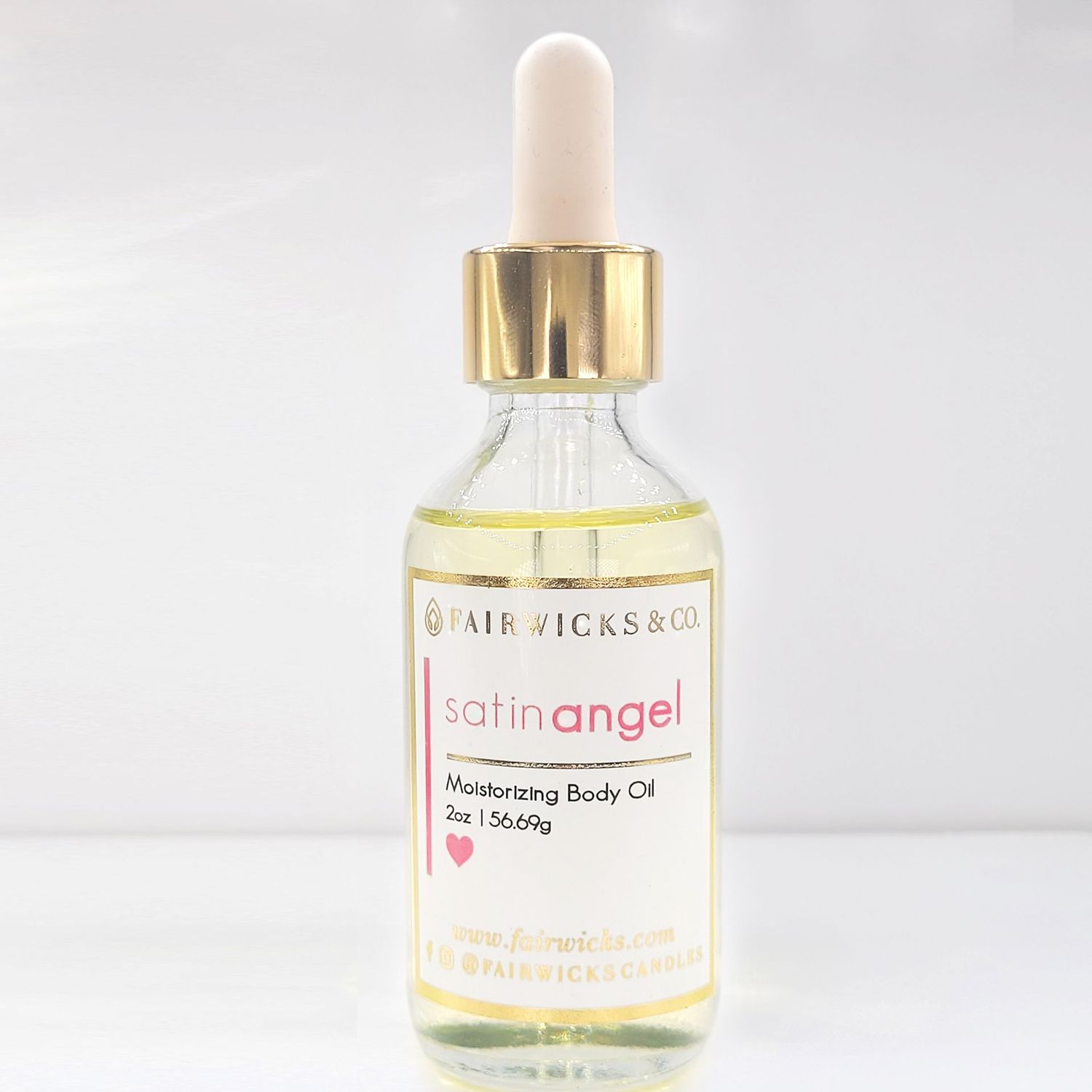 2oz Satin Angel Body Oil