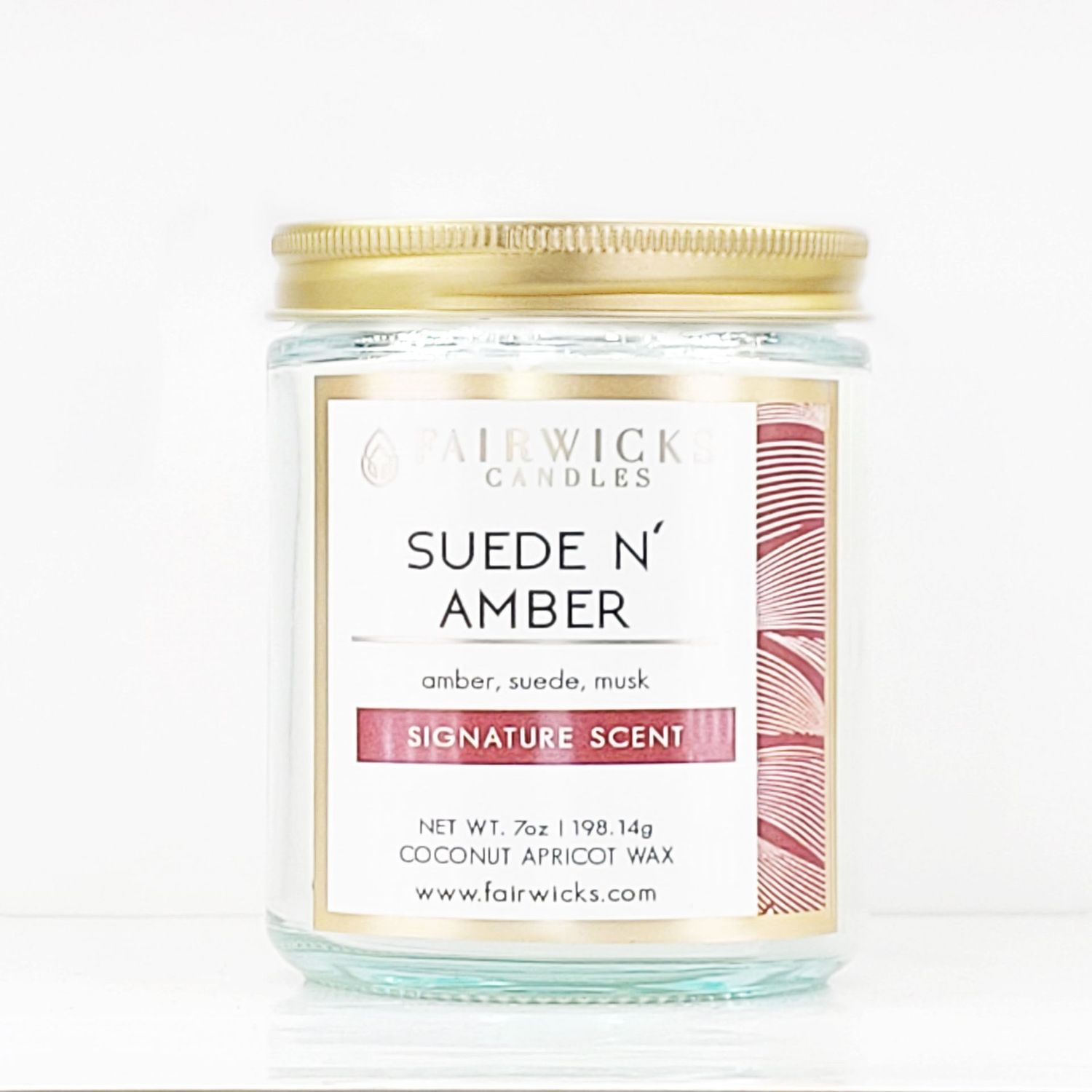 Suede n' Amber Jar Candle