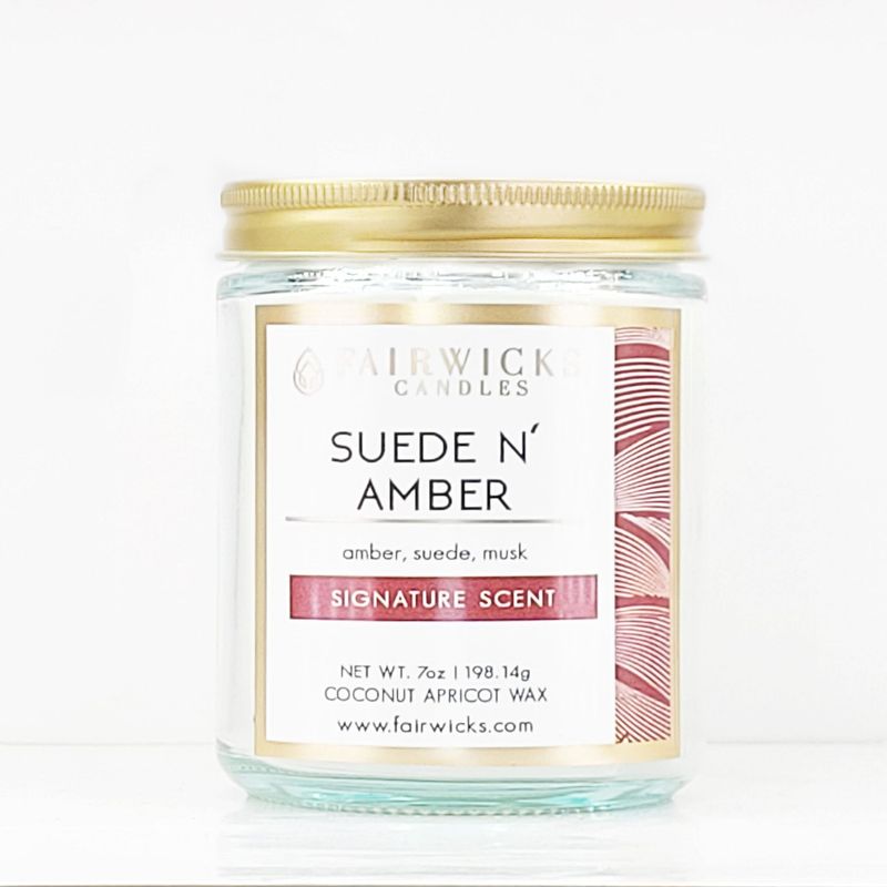 Suede n' Amber Jar Candle