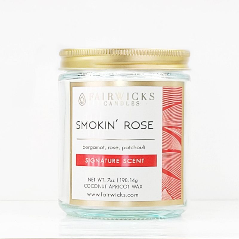 Smokin' Rose Jar Candle