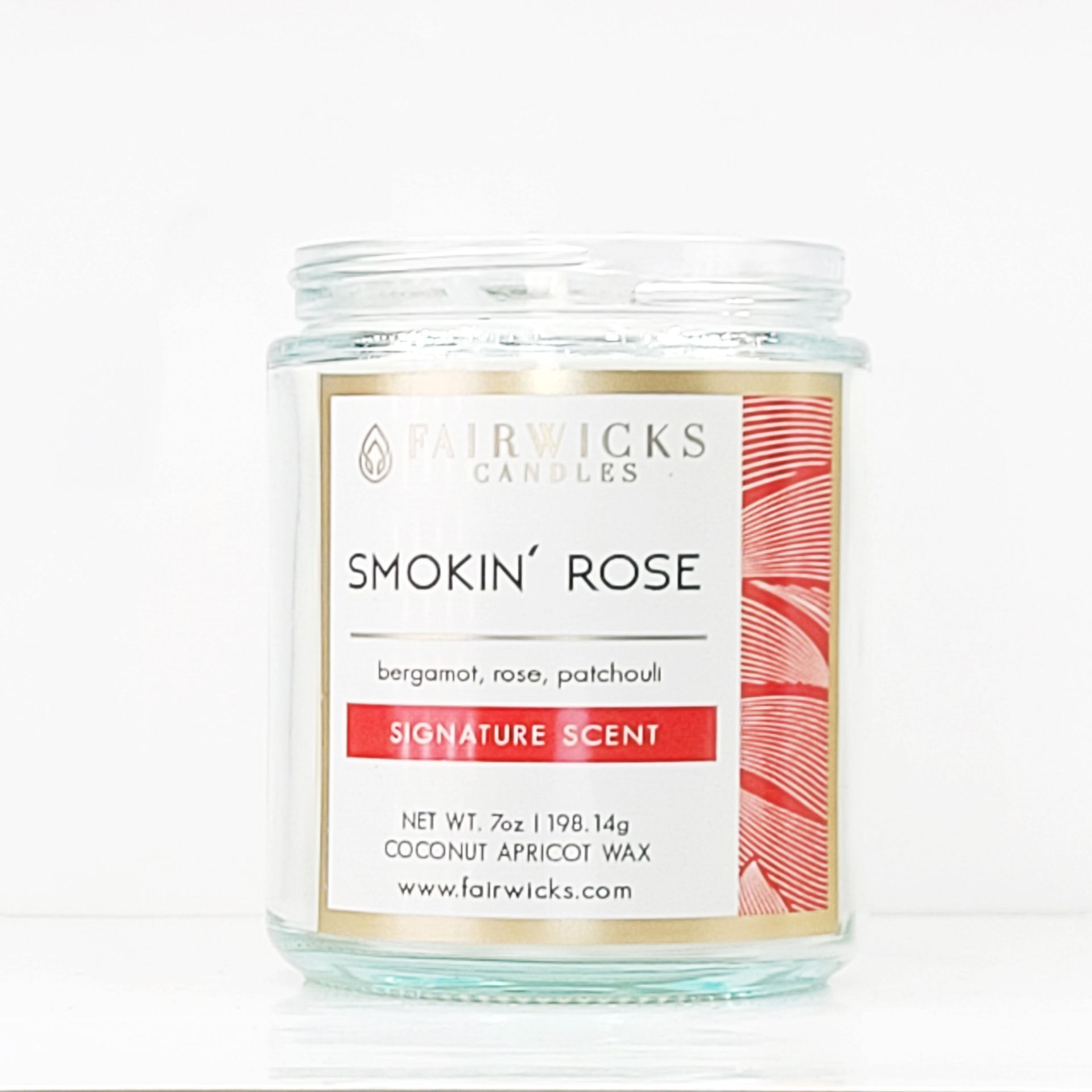 Smokin' Rose Jar Candle