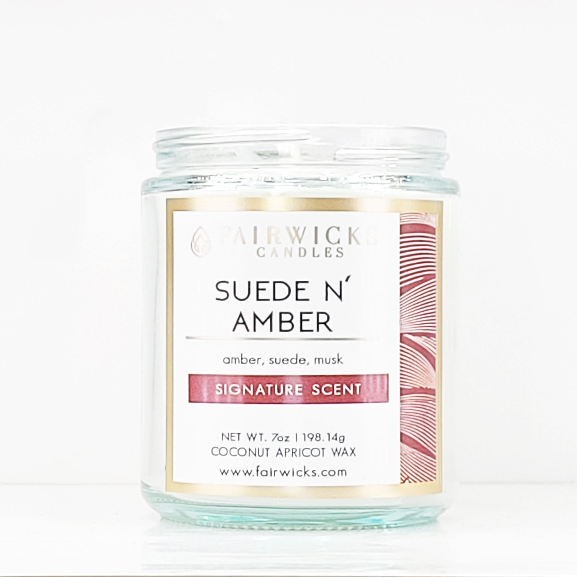 Suede n' Amber Jar Candle