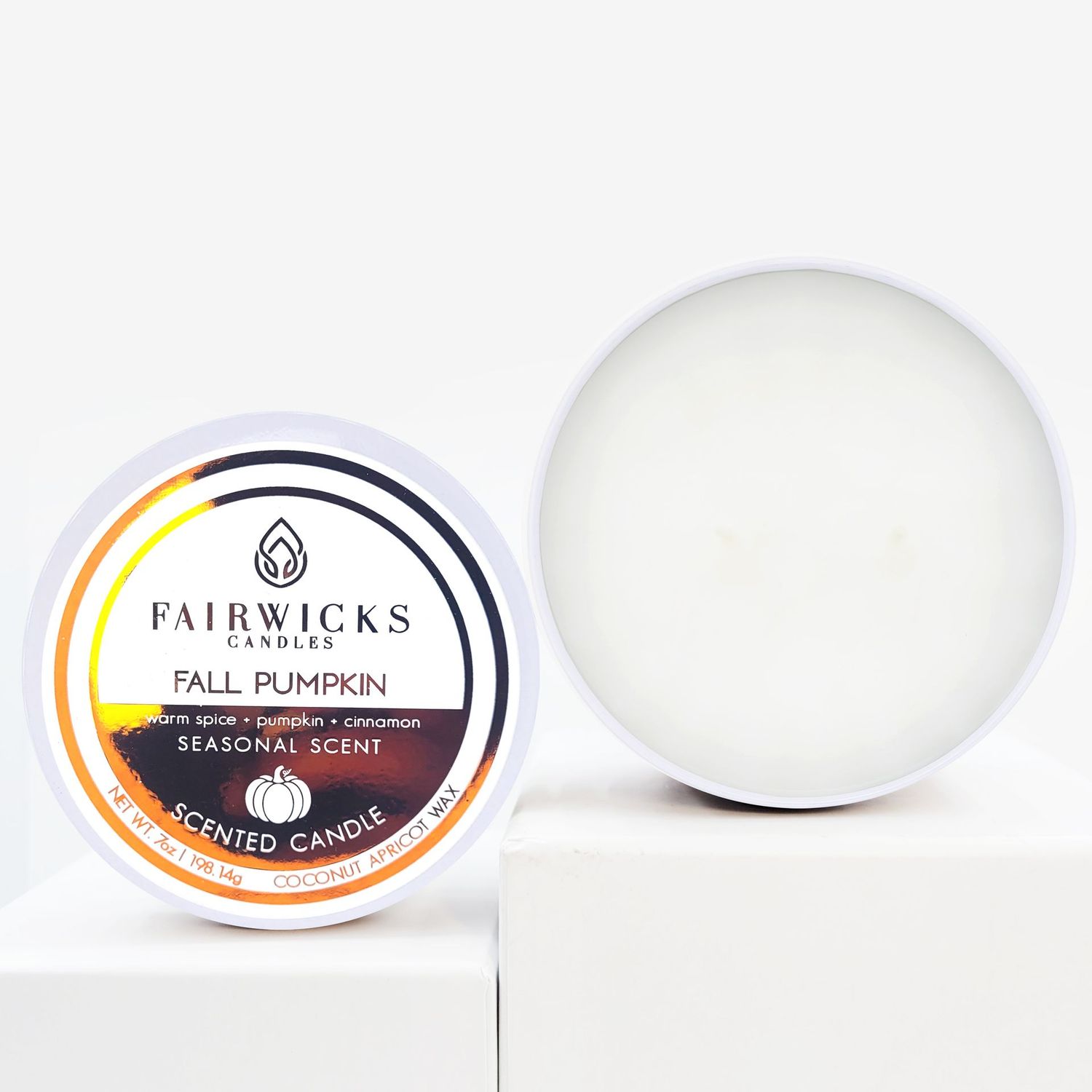 Fall Pumpkin Tin Candle (Fall Collection)