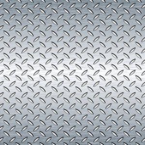 TOLE ACIER LARMEE - EP 5/7MM 1230 mm x 655 mm