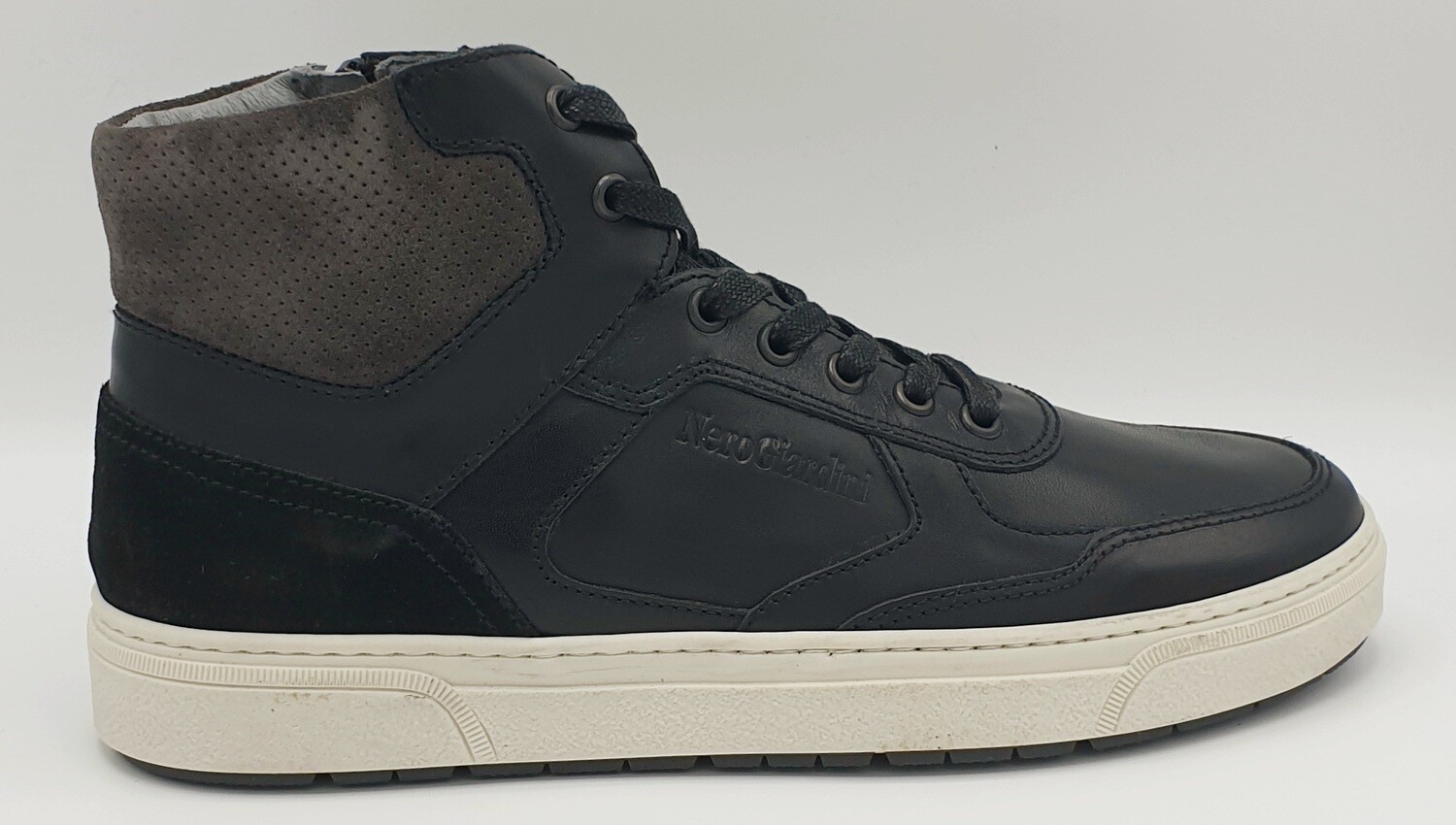Sneakers alta Nero Giardini art. A901260U/100 colore nero