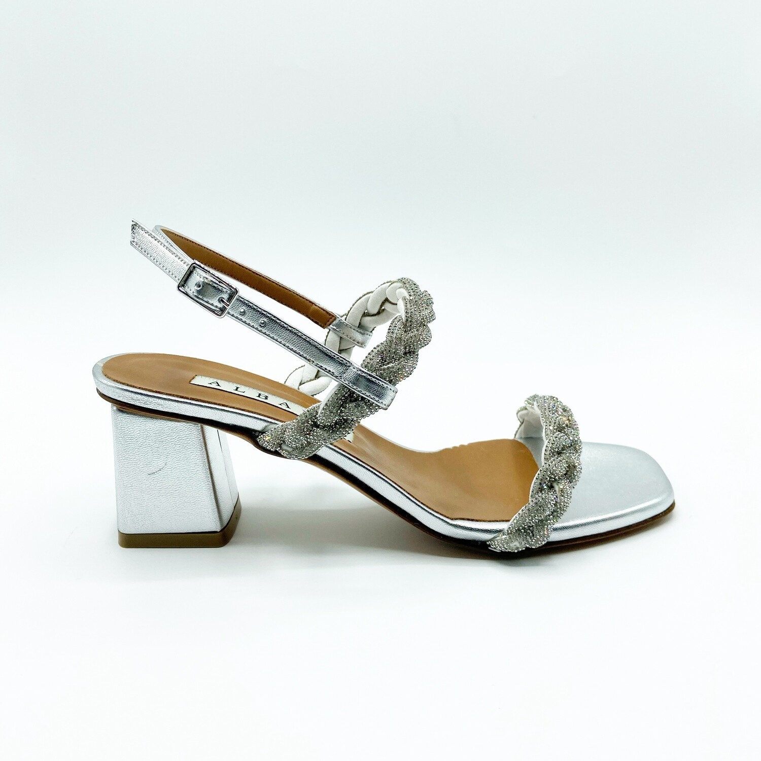 Sandalo gioiello Albano art.A3136 colore argento
