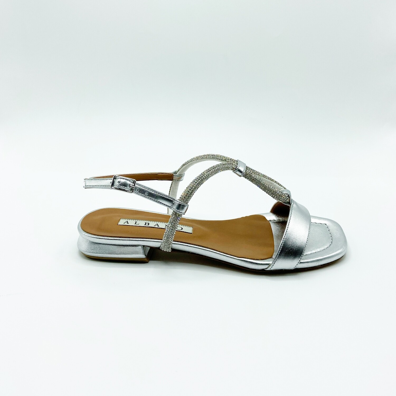 Sandalo gioiello Albano art.A3162 colore argento