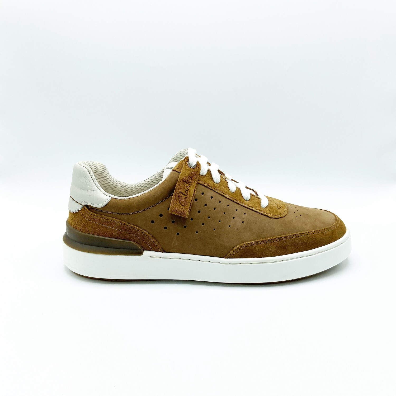 Sneakers Clarks art.CourtLite Tor colore cuoio