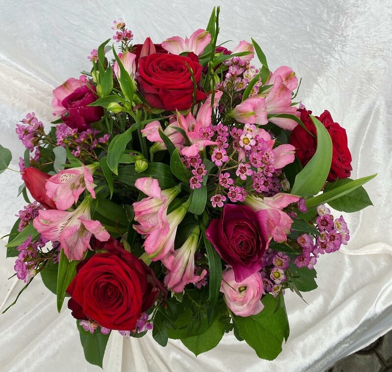 Love - Strauß rot-pink