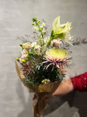 Høj buket i lysefarver