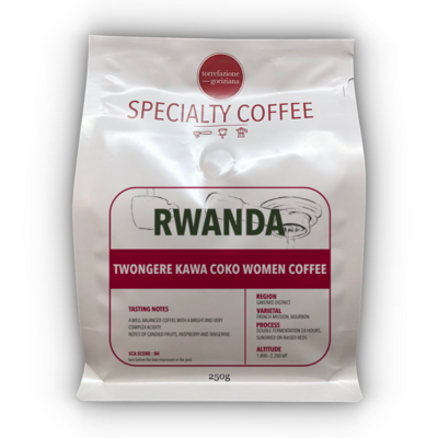 "Specialty Coffee" erikohv, Rwanda Twongere kawa coko women coffee, 250g