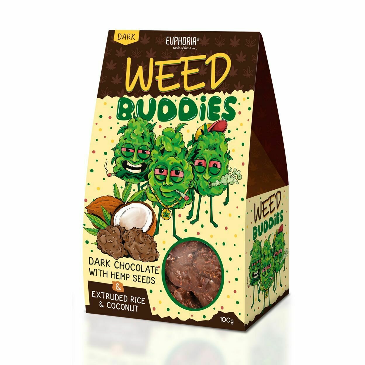"Euphoria" Weed Buddies Dark (100g)