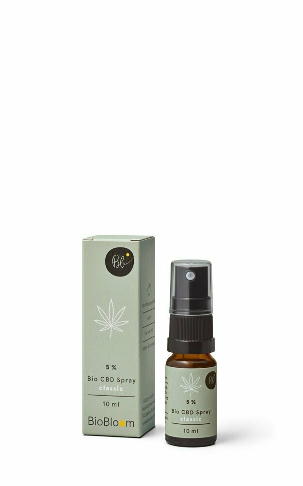 "BioBloom" 5% Bio CBD Spray –
classic 10ml