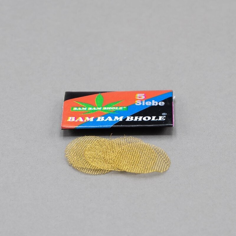 "BamBamBhole" Messingsiebe 20mm 5 Stück