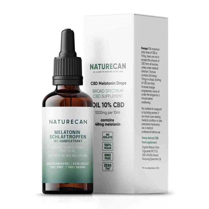 "Naturecan" Schlaftropfen 10% CBD + Melatonin 10ml