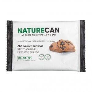 "Naturecan" CBD Brownie Salted Caramel 25mg