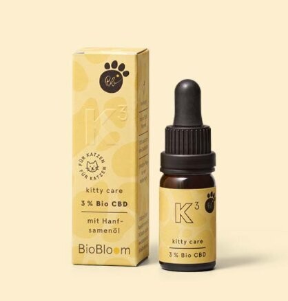 "BioBloom" 3% Bio CBD Öl - kitty care