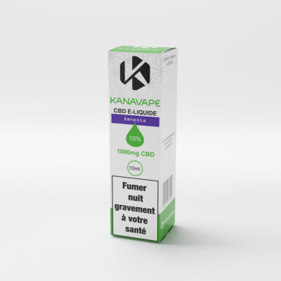 "Kanavape" CBD Liquid 1000mg Amnesia Haze
