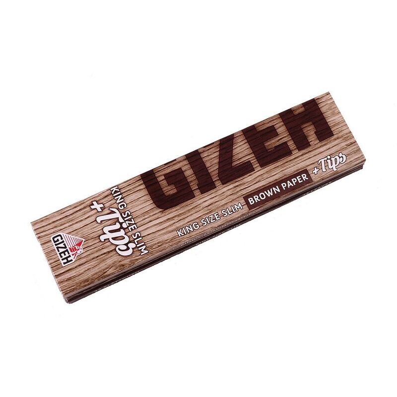 "Gizeh" Brown Papers +Tips