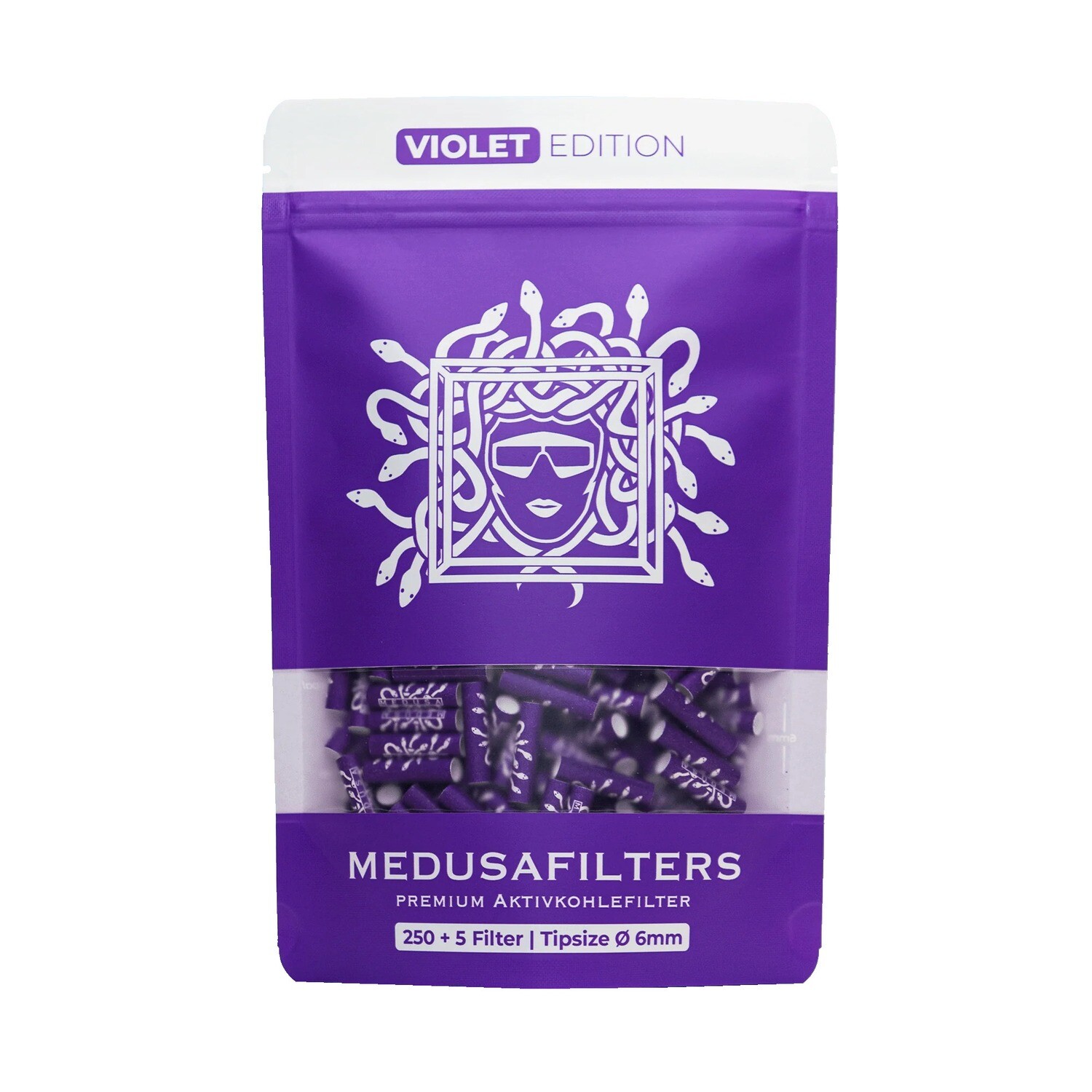 "Medusa" Aktifkohlefilter, 250 Stück