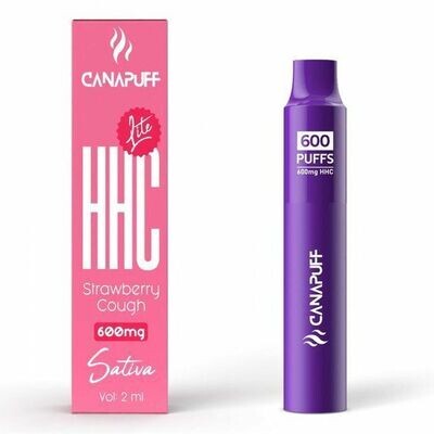 "CanaPuff" HHC Lite Vape Pen 600mg HHC, 2ml