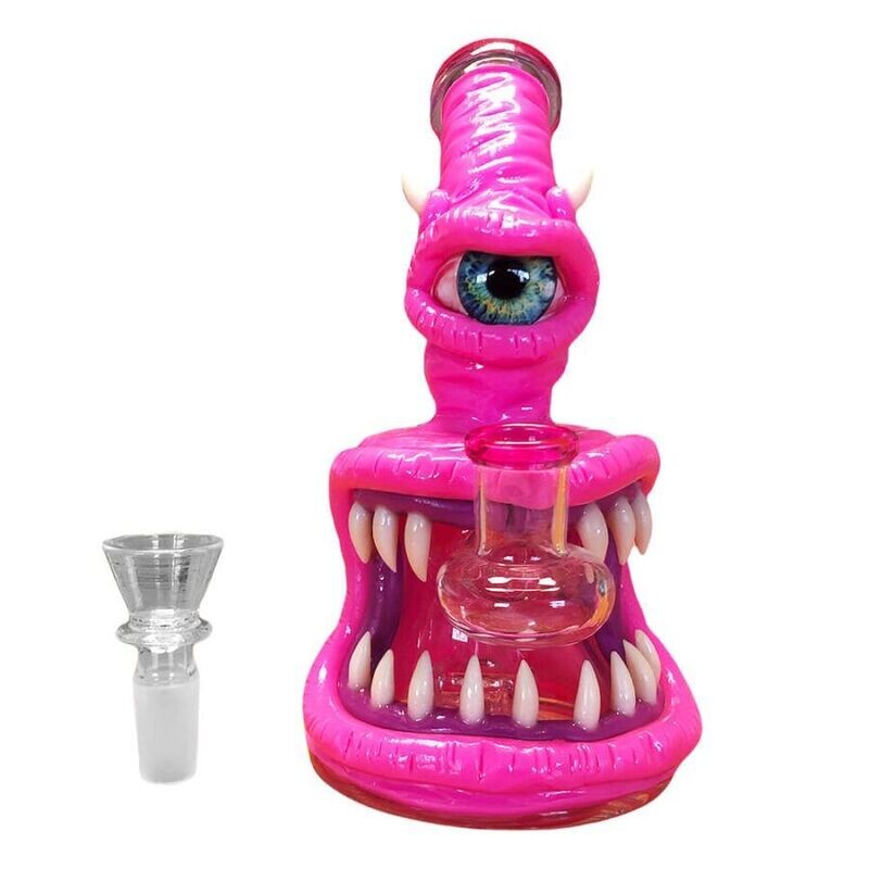 Monster Glass-Clay Bong 16cm