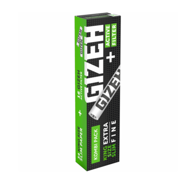 "Gizeh" Kombi Pack- King Size Slim + Active Filter
