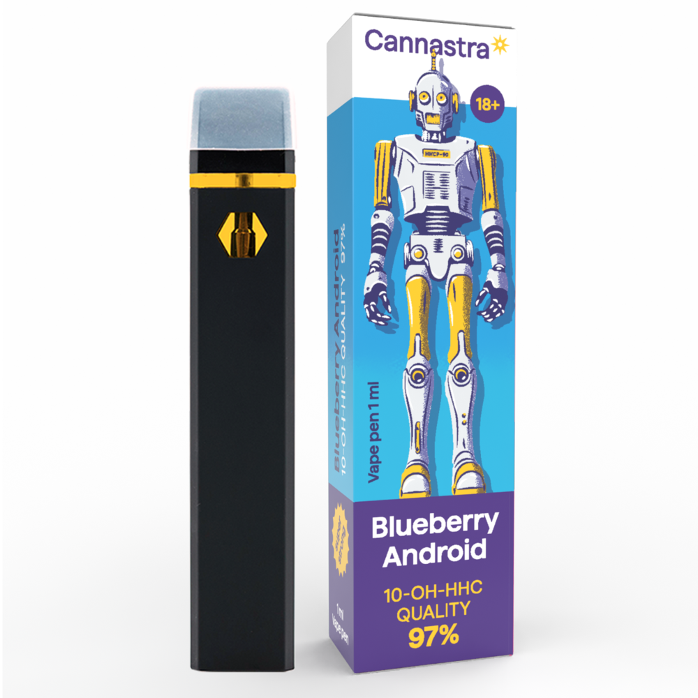 "Cannastra" 10-OH Vape Pen Blueberry Android 97% Qualität