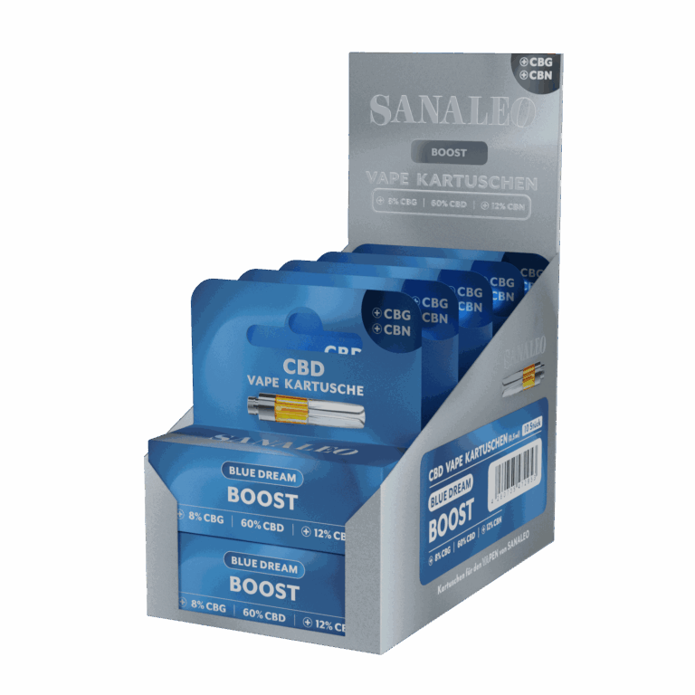"Sanaleo" Boost Kartusche CBD + CBG + CBN 0,5ml