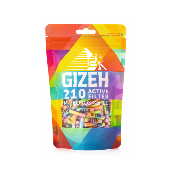 "Gizeh" RAINBOW Active Filter 6mm 210er {1 Beutel}