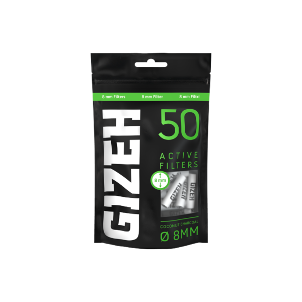 "Gizeh" BLACK® Active Filter 8mm 50er