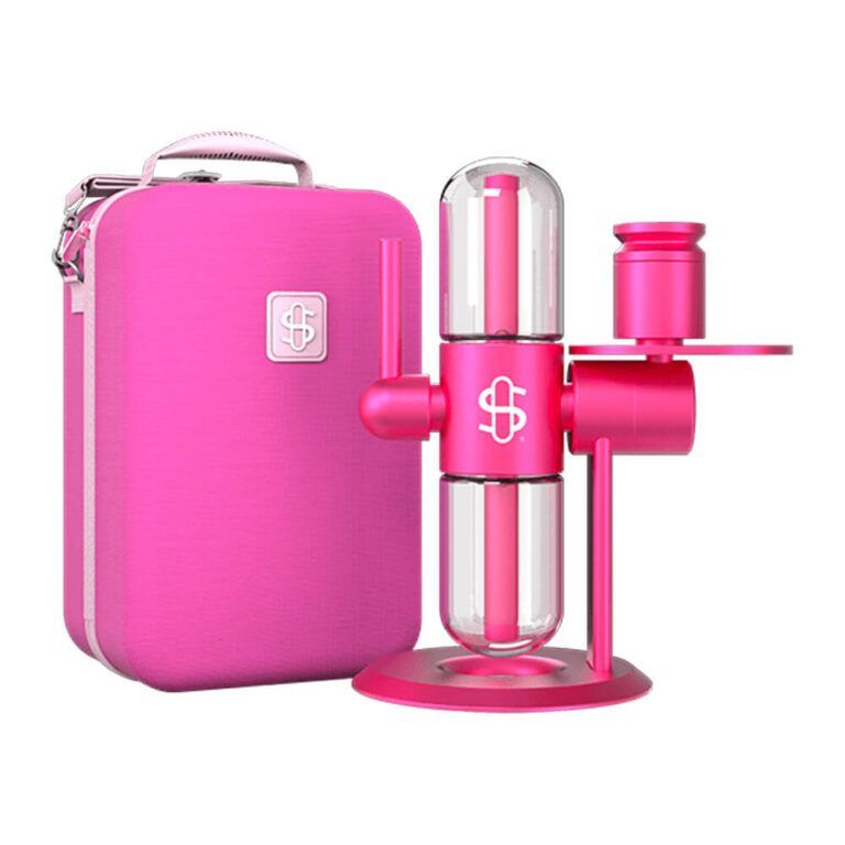 "Stündenglass" Compact Gravity Infuser 360 Grad Bong - Pink