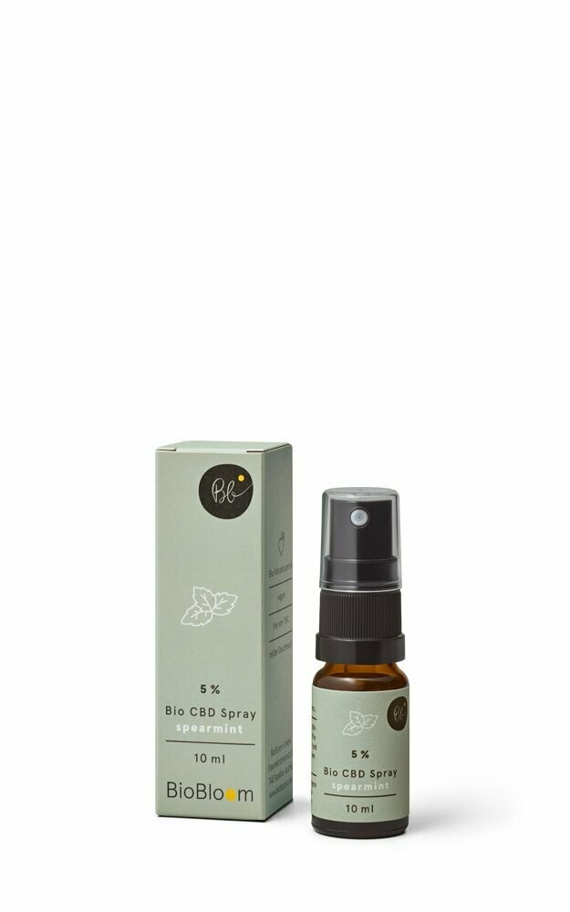 "BioBloom" 10% Bio CBD Spray – spearmint 10ml