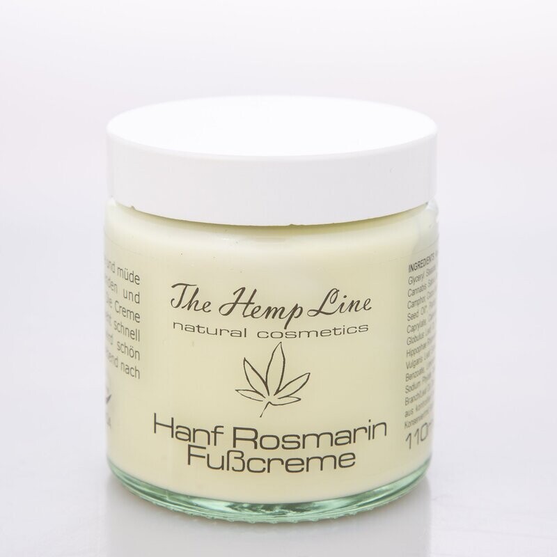 "The Hemp Line" Hanf Rosmarin Fußcreme 110ml
