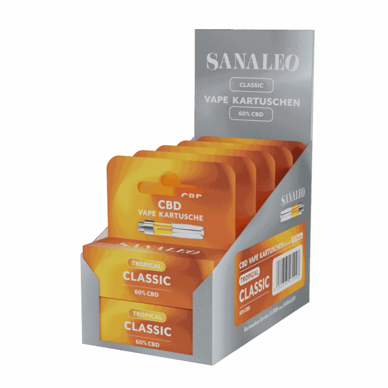 "Sanaleo" Classic Kartusche 60% CBD 0,5ml