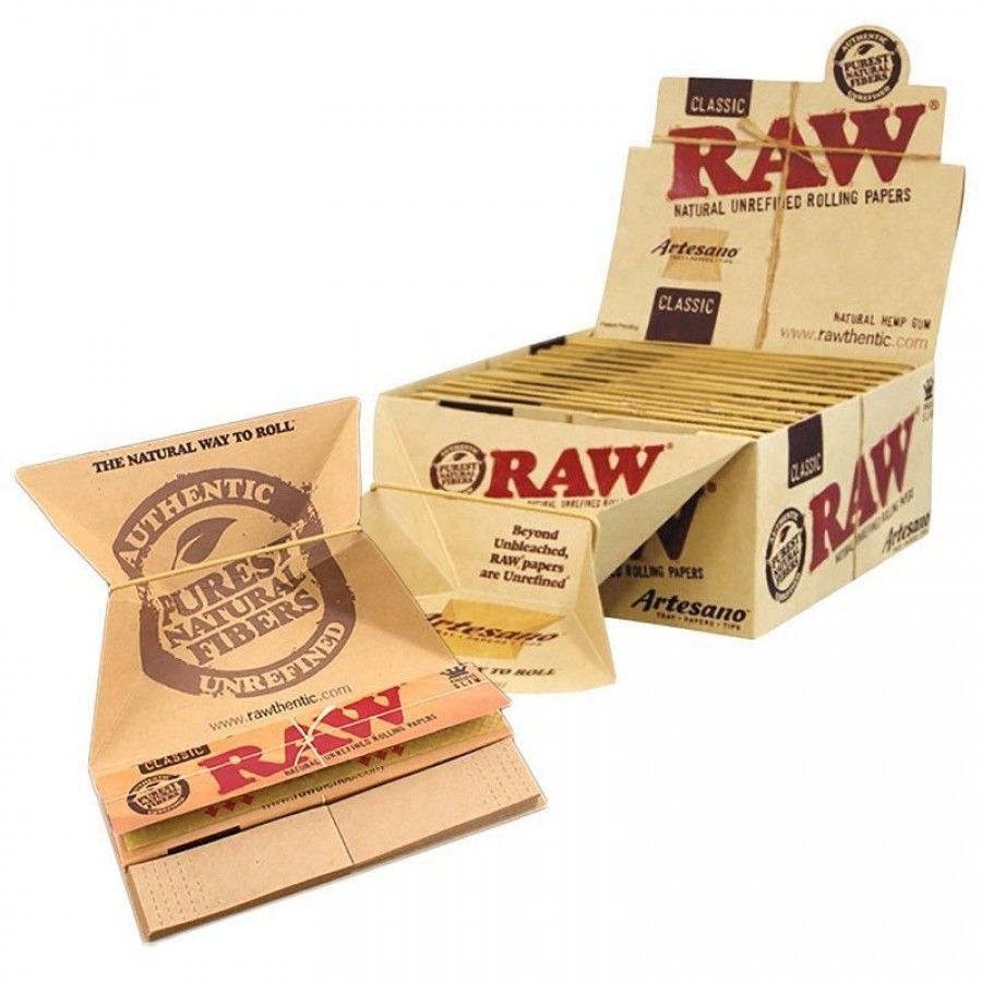 "RAW Classic Artesano King Size Slim - Tray + Papers + Tips