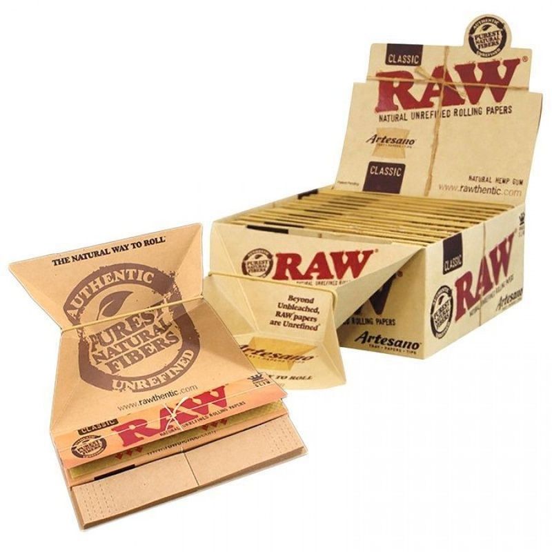"RAW Classic Artesano King Size Slim - Tray + Papers + Tips