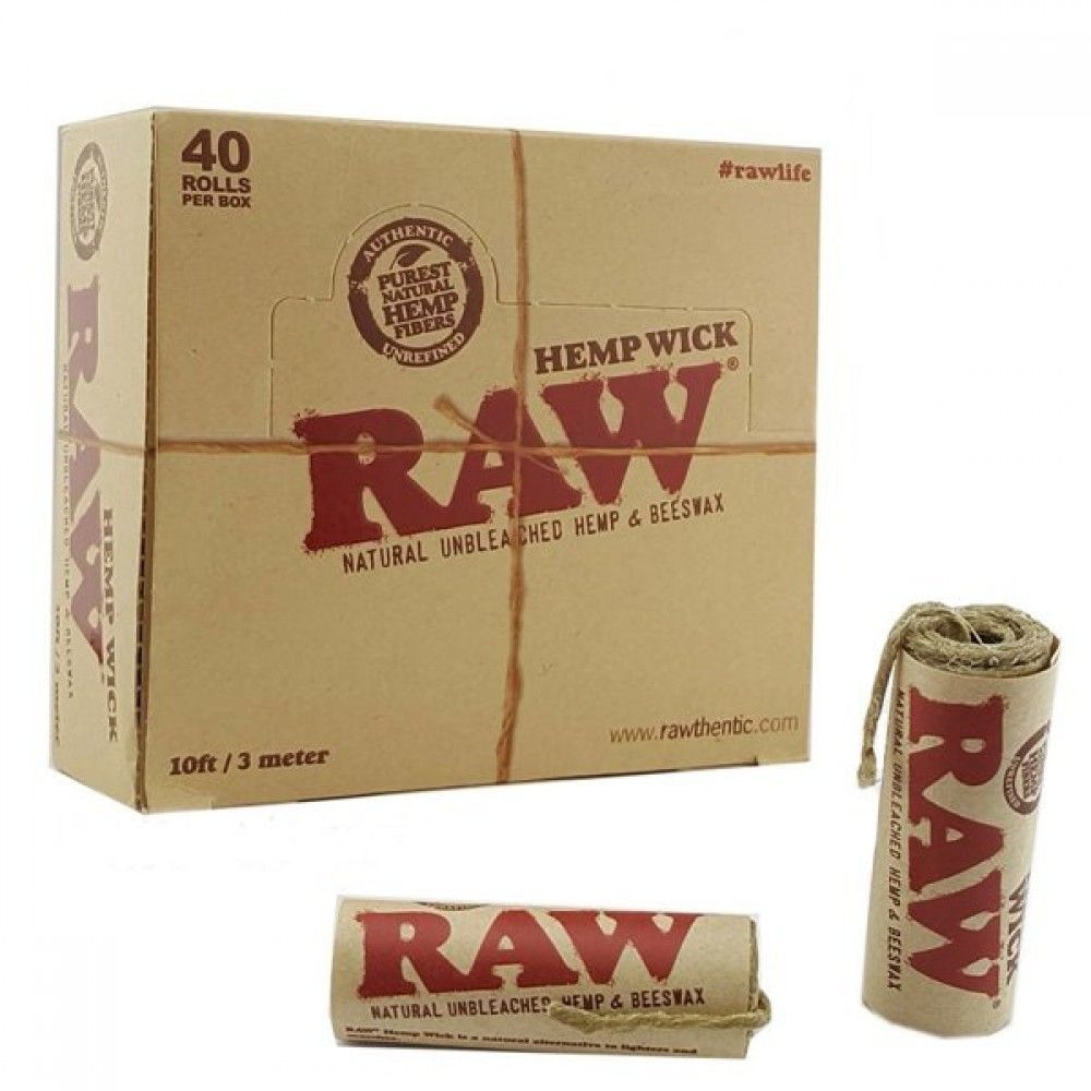 "RAW Hemp Wick 3 Meter