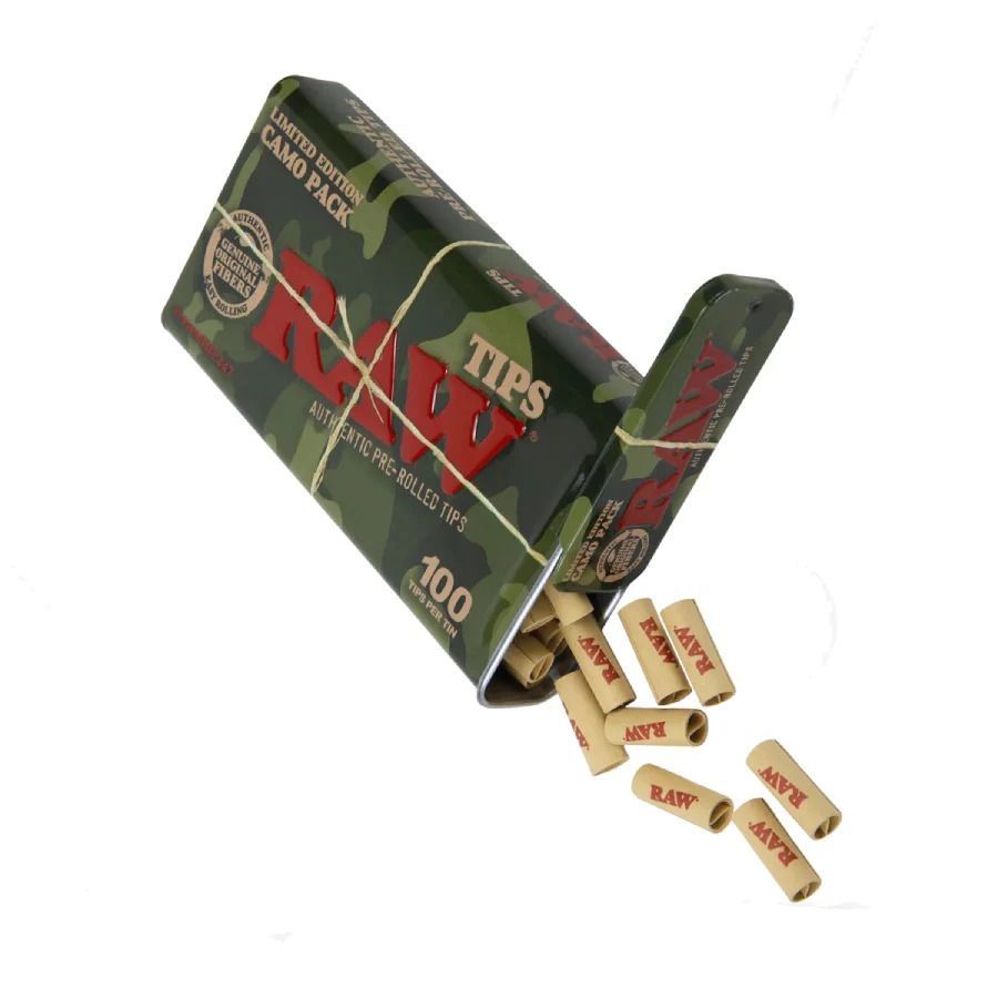 "RAW Tin Camo Limited Edition Tips