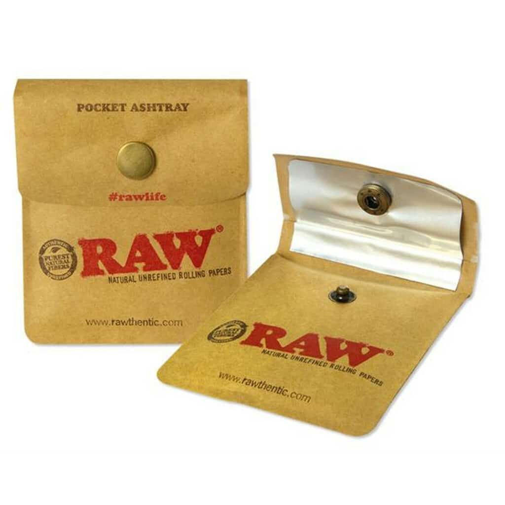 "RAW Pocket Ashtray Taschenaschenbecher für Unterwegs