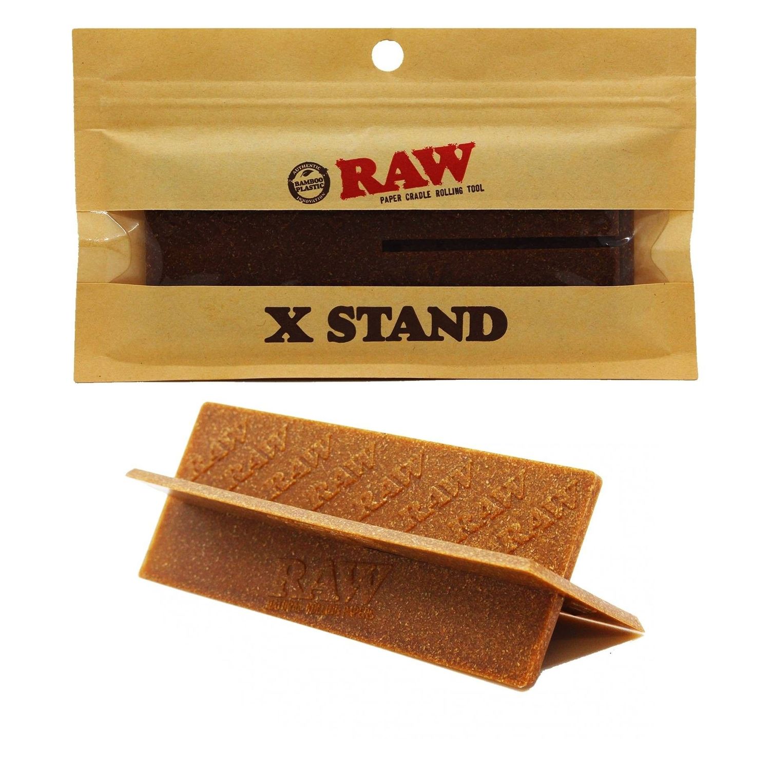 "RAW X-Stand Bauunterlage aus Bambus